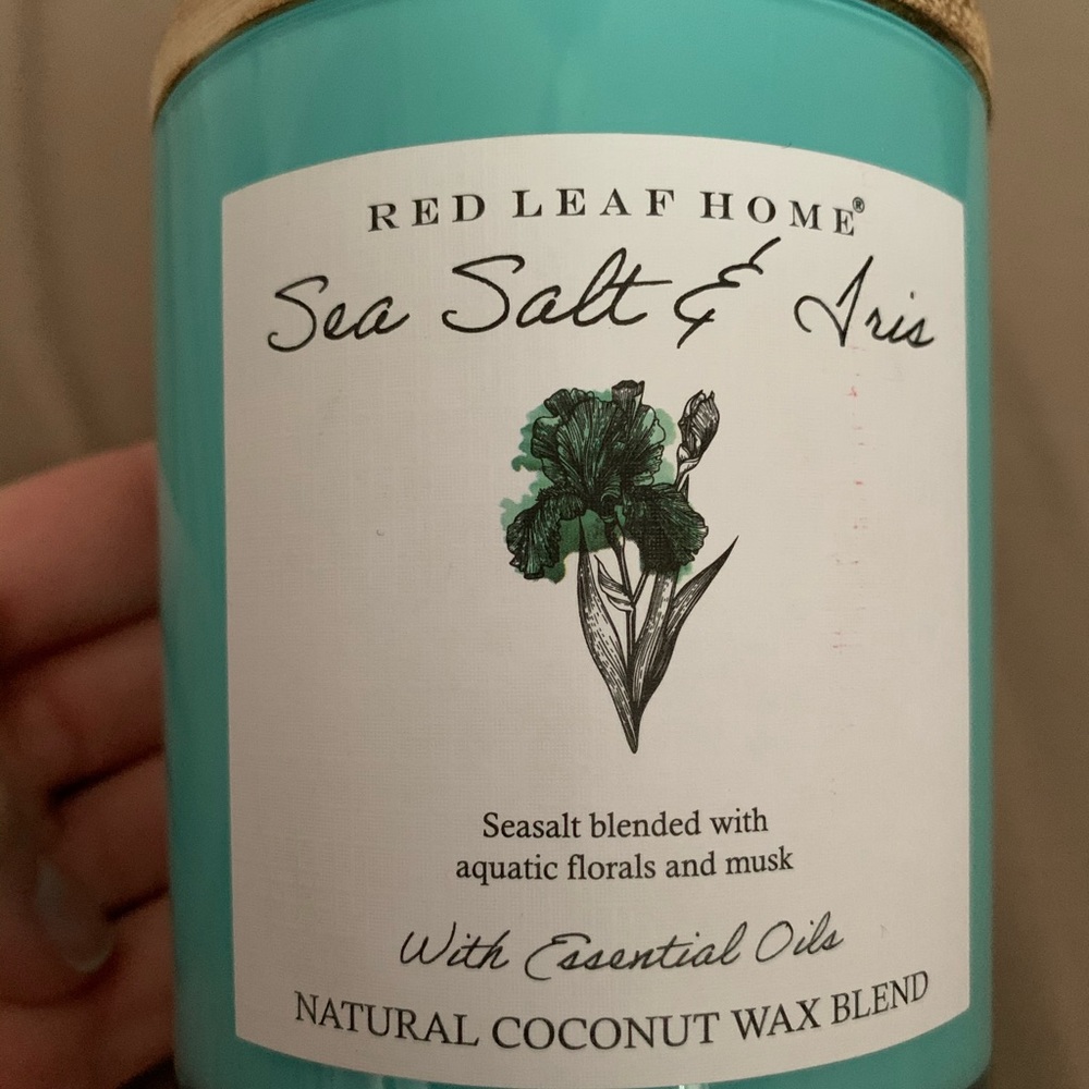 Sea salt and iris candle